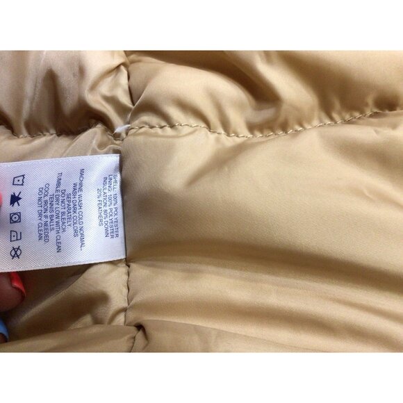 Lands End Down Feather Coat Jacket Womens Medium - Picture 10 of 10
